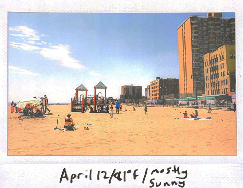 Photographs of Beach from April 12, 2023