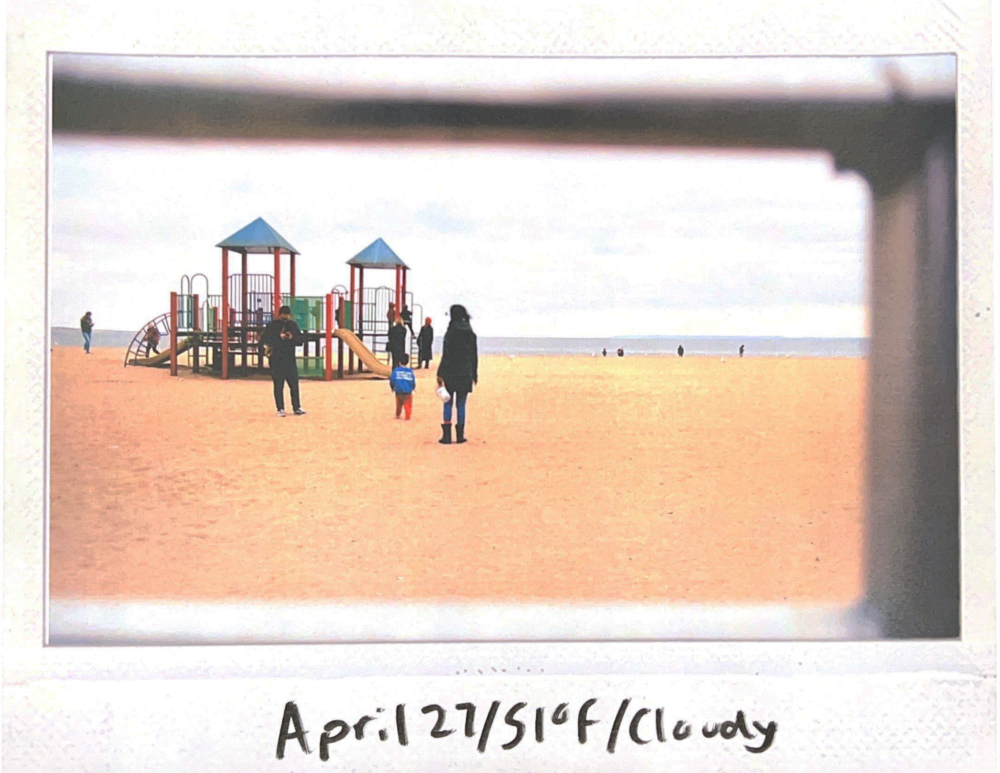 Photographs of Beach from April 27, 2023