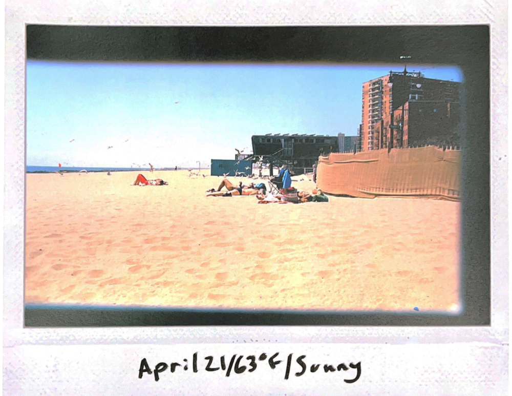 Photographs of Beach from April 21, 2023