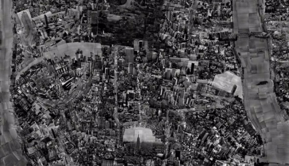 Detail from Sohei Nishino's "Diorama Map New York"