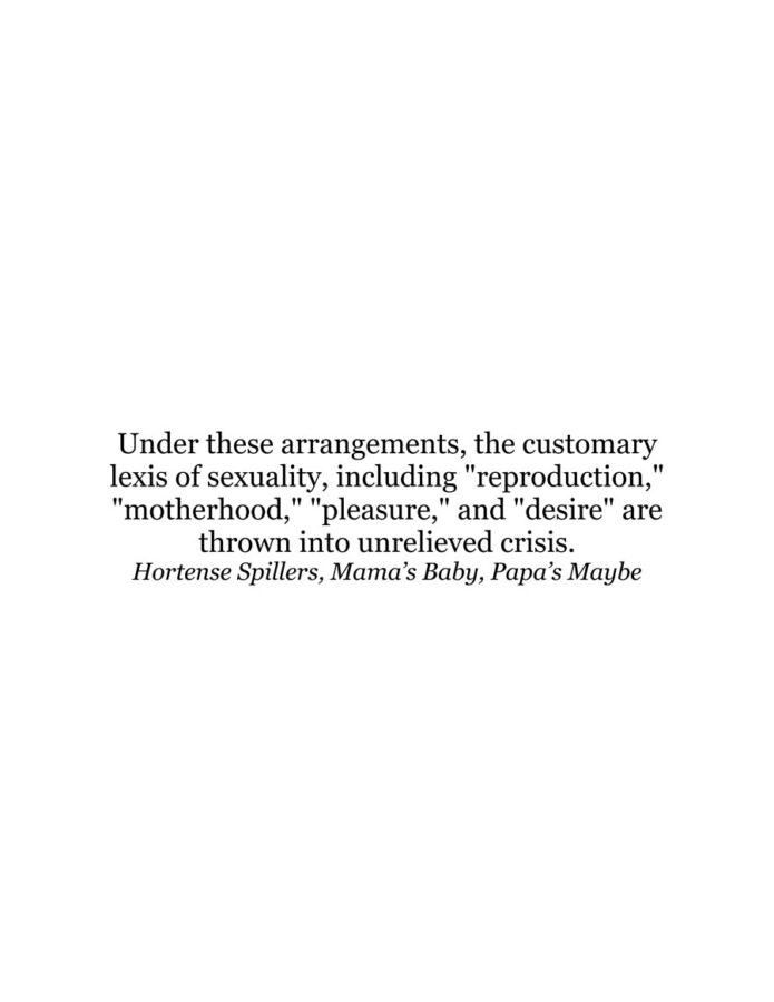 Quotation by Hortense Spillers